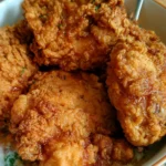 Delicious country-style fried chicken served with sides