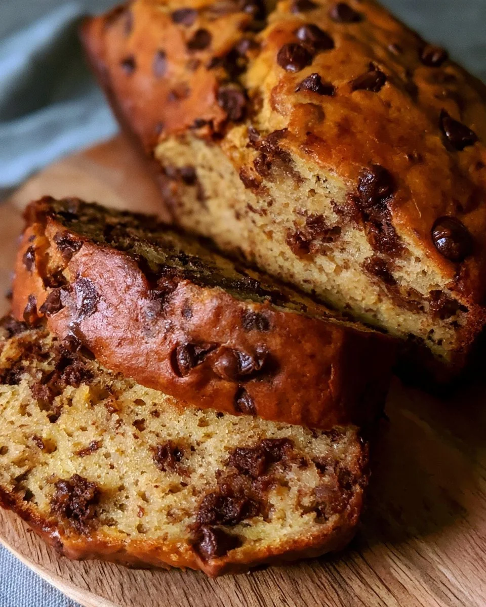 Easy Banana Bread with Chocolate Chips